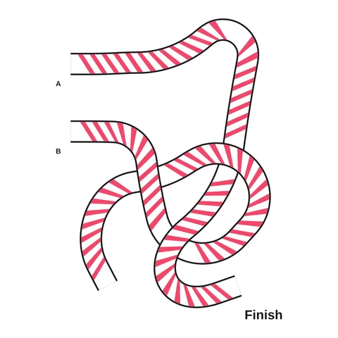 Which noodle maze in Candy stripe